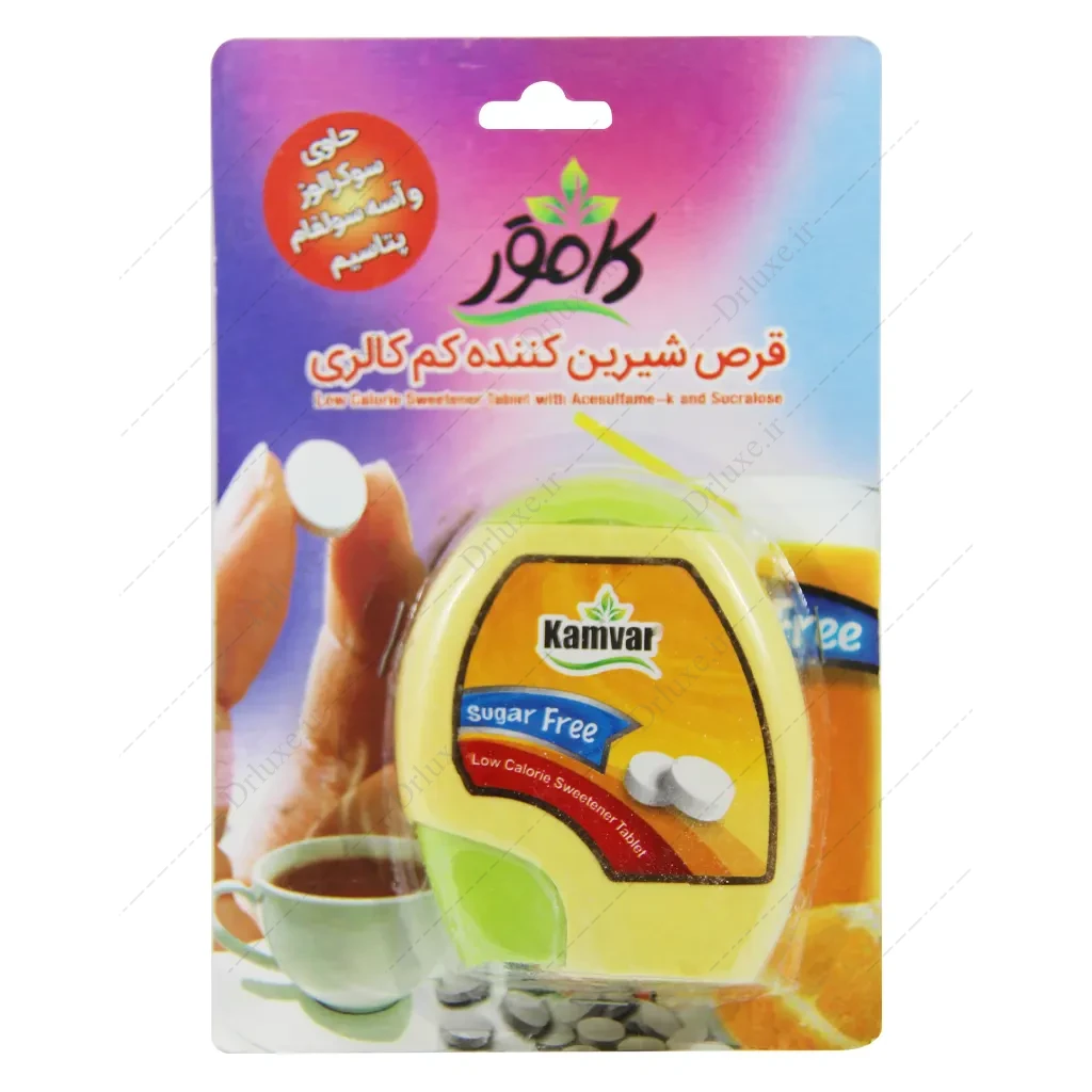 قرص شیرین کننده کم کالری کامور